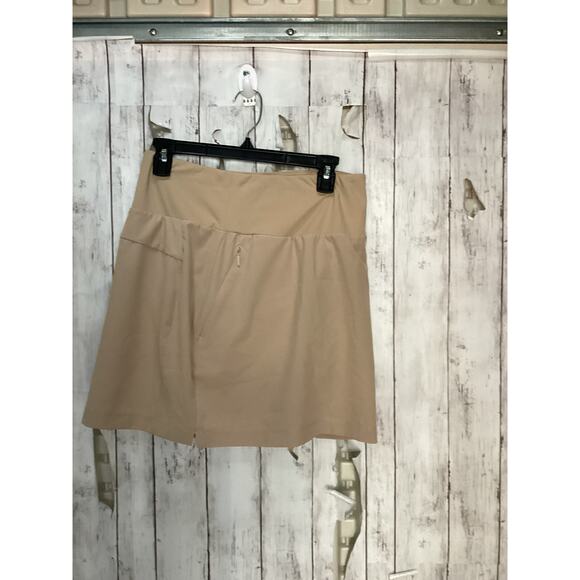 Will It Women's Khaki/Beige Activewear Mini Skort Size 10 - Picture 2 of 6